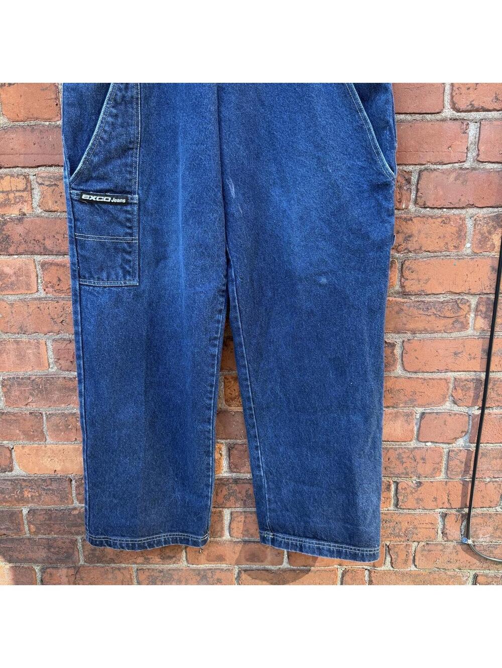Vintage exco big pocket jeans 00s 34x32 - Picture 2 of 8